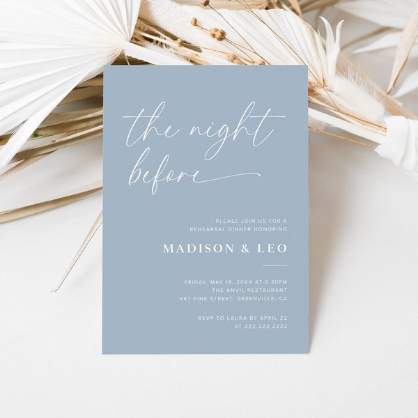 Rehearsal Invitation Etsy