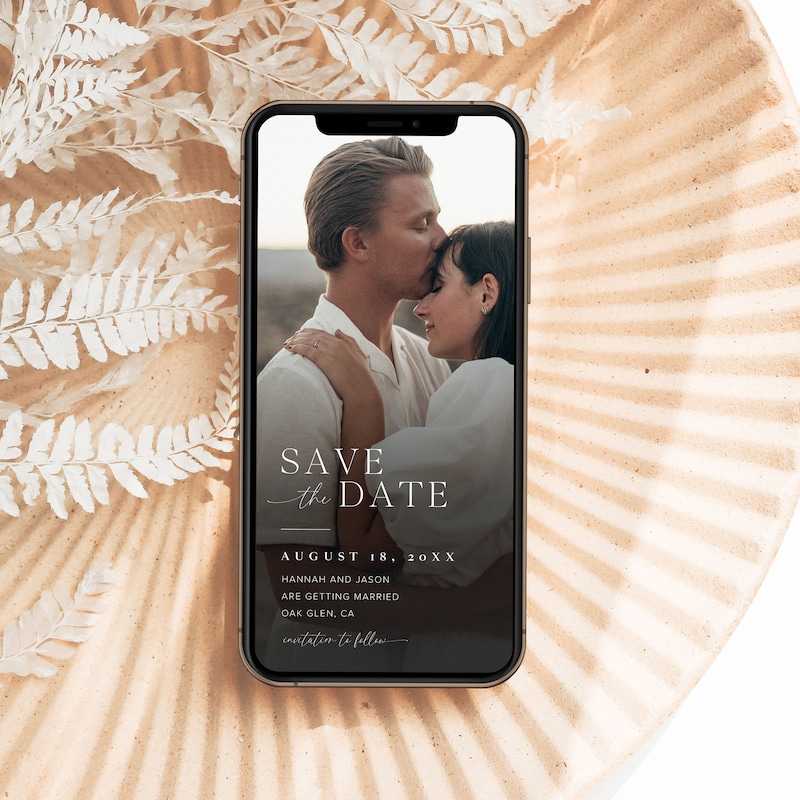 Etsy Digital Save the Dates Etsy