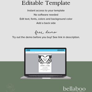 Puede incluir: Plantilla editable para una invitaci&oacute;n de boda de Halloween con un dise&ntilde;o de mano de esqueleto en blanco y negro. El texto dice "Hasta que la muerte nos separe" e incluye la fecha "10.31.2025".