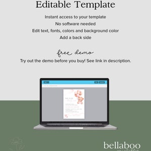 Pode incluir: Modelo edit&aacute;vel para um convite de ch&aacute; de beb&ecirc; com um esquema de cores rosa e branco. O convite apresenta um urso de pel&uacute;cia segurando bal&otilde;es rosa e o texto "We can barely wait".