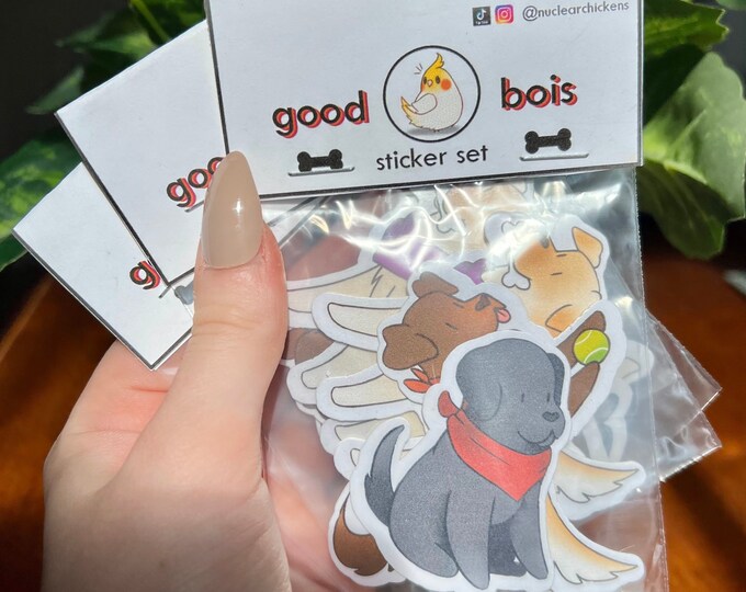 Cute Dog Sticker Pack | Labrador Retriever Stickers | Good Bois Sticker ...