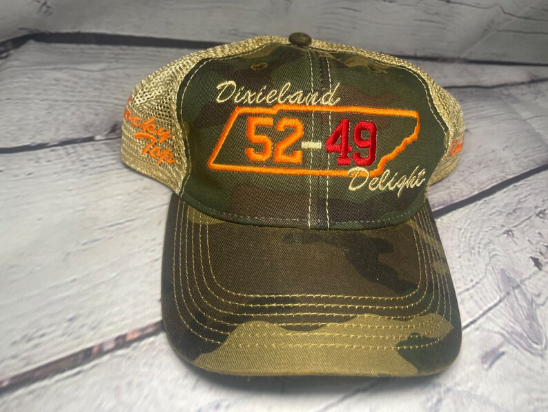Tennessee Vols Dixieland Delight Camo Hat Rocky Top Etsy