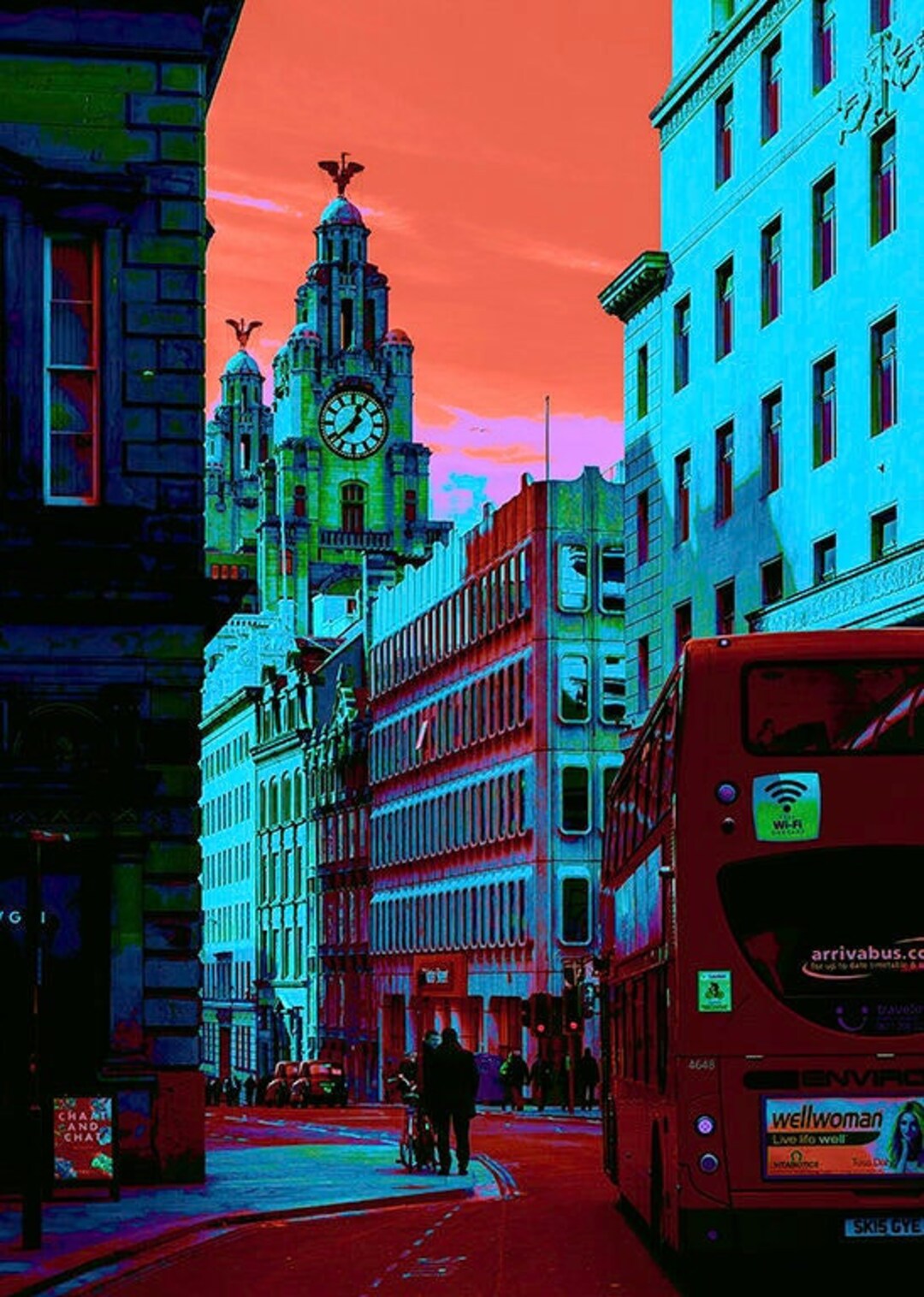 Liverpool Pop Art Print - Etsy