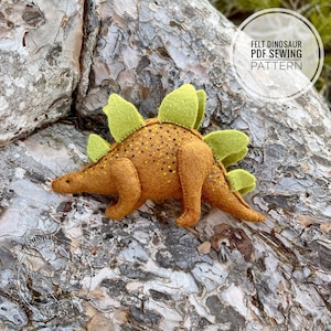 Stegosaurus Dinosaur PDF Sewing Pattern