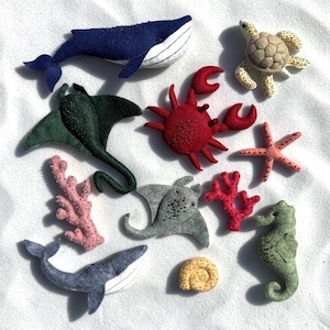 Ocean Baby Mobile Pattern Bundle – Felt Sea Animals PDF Sewing Tutorial