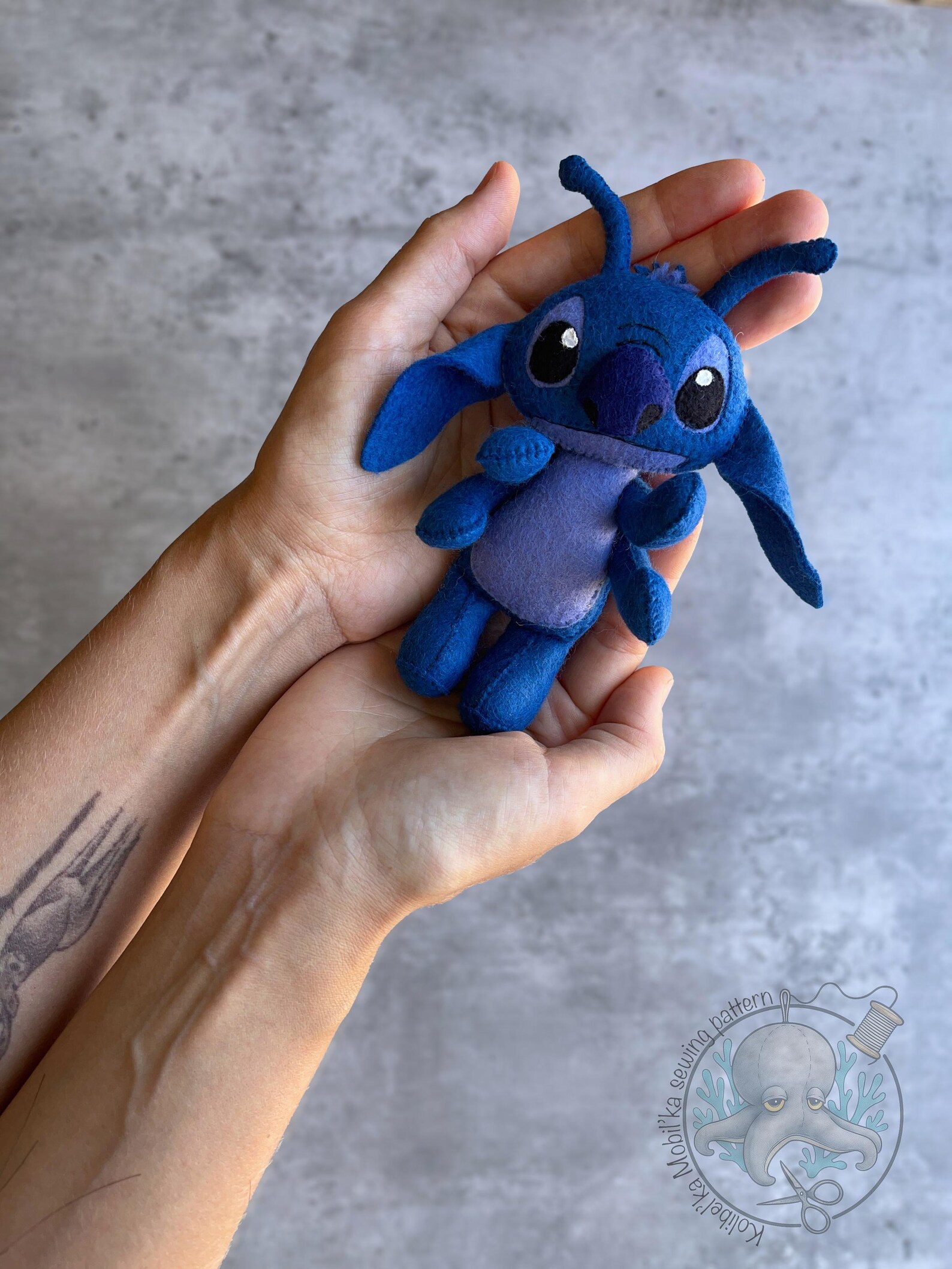 Felt Alien Stitch Sewing Pattern: Stuffed Animal Project (PDF Pattern ...