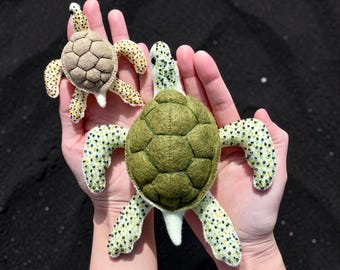 Felt Turtle Pattern, Felt Sea Turtle Pattern, Turtle Sewing Pattern ...