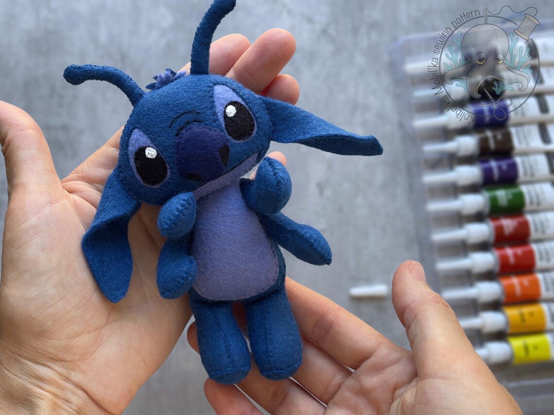 Felt Alien Stitch Sewing Pattern: Stuffed Animal Project (PDF Pattern ...