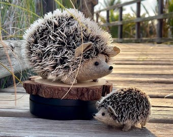 Hedgehog Sewing Pattern: Life-Size Plush Family DIY (PDF + Video Tutorial)