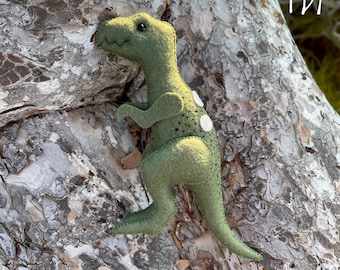 Felt T-Rex Sewing Pattern: Dinosaur Mobile DIY (PDF)