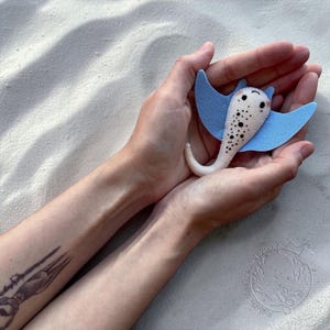 Felt Manta Ray Sewing Pattern, Ocean Plush Toy PDF, Baby Mobile Tutorial