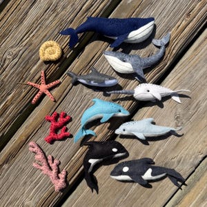 Ocean Animal Felt Sewing Patterns PDF Bundle – Sea Creatures Plush Toy Patterns (12 Designs)