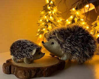 Christmas Hedgehog Family Sewing Pattern – PDF + Video Tutorial