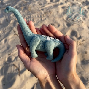 Felt Brachiosaurus Dinosaur Sewing Pattern: DIY Stuffed Animal (PDF)