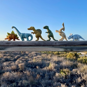 Felt Dinosaur Sewing Pattern Bundle PDF (6 Patterns)