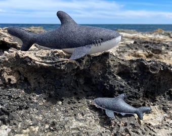 Felt Shark Sewing Pattern: Ocean Animal DIY Ornament (PDF Pattern)