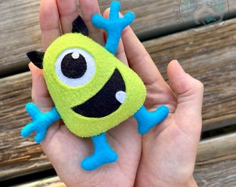 Cheeky the One-Eyed Monster PDF Pattern | DIY Felt Plush Sewing Tutorial