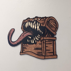 Mimic Monster Wall Decor - Fantasy Wall Art for RPG Enthusiasts
