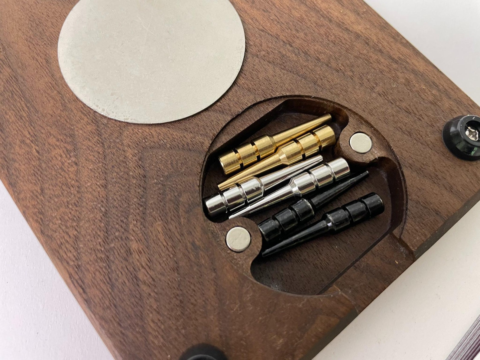 Premium Cribbage Board With Copper Resin Track Inlay Peg Etsy