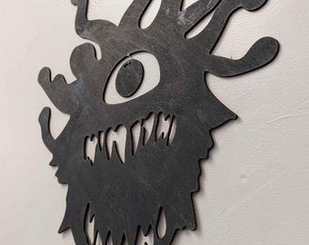 Beholder - Dungeons and Dragons Wall Decor - d&d Wall Art - Nerdy Wall Decor - Wooden RPG Wall Art - Game Room Decor