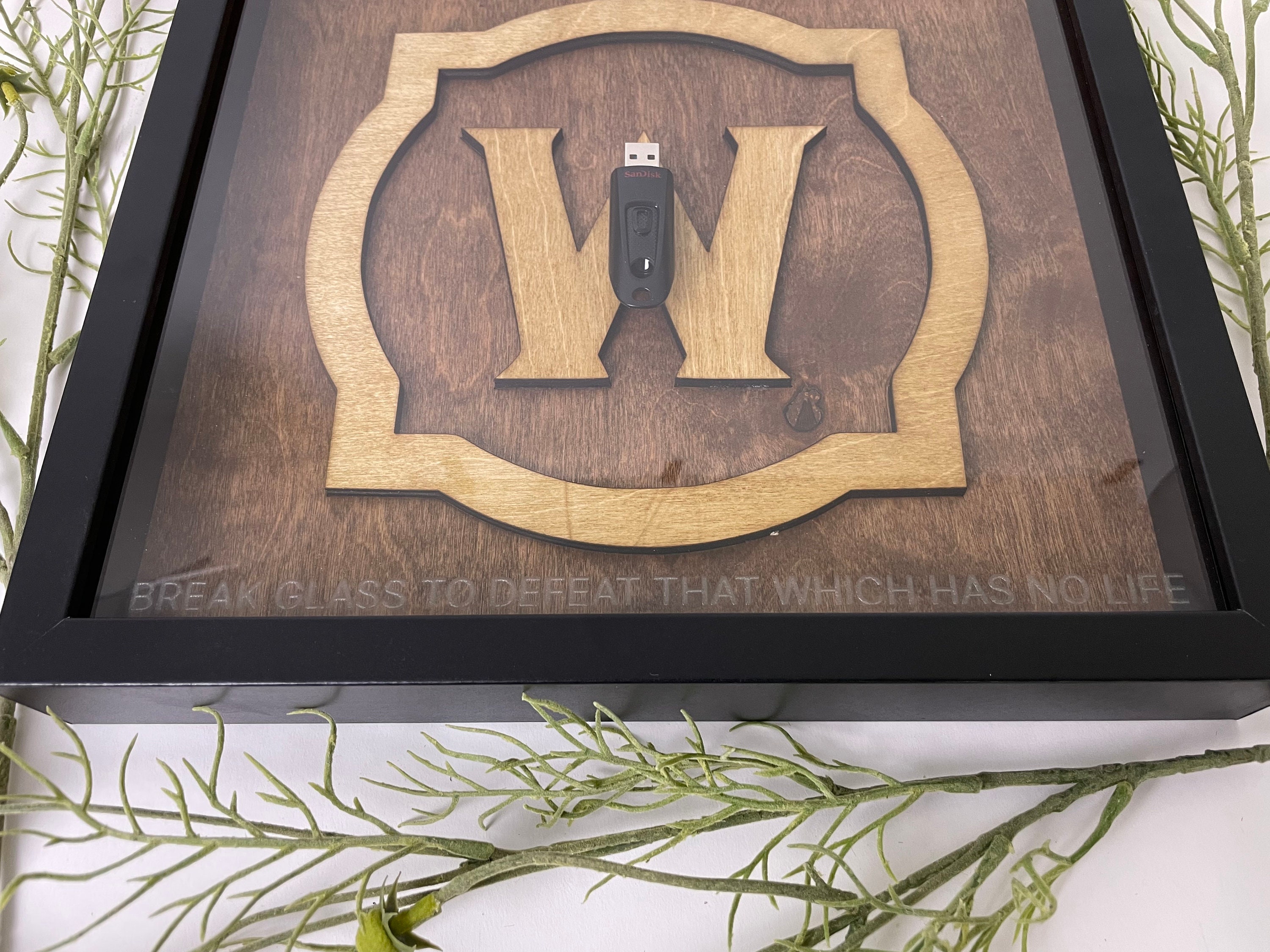 Sword of a Thousand Truths World of Warcraft Framed Wall