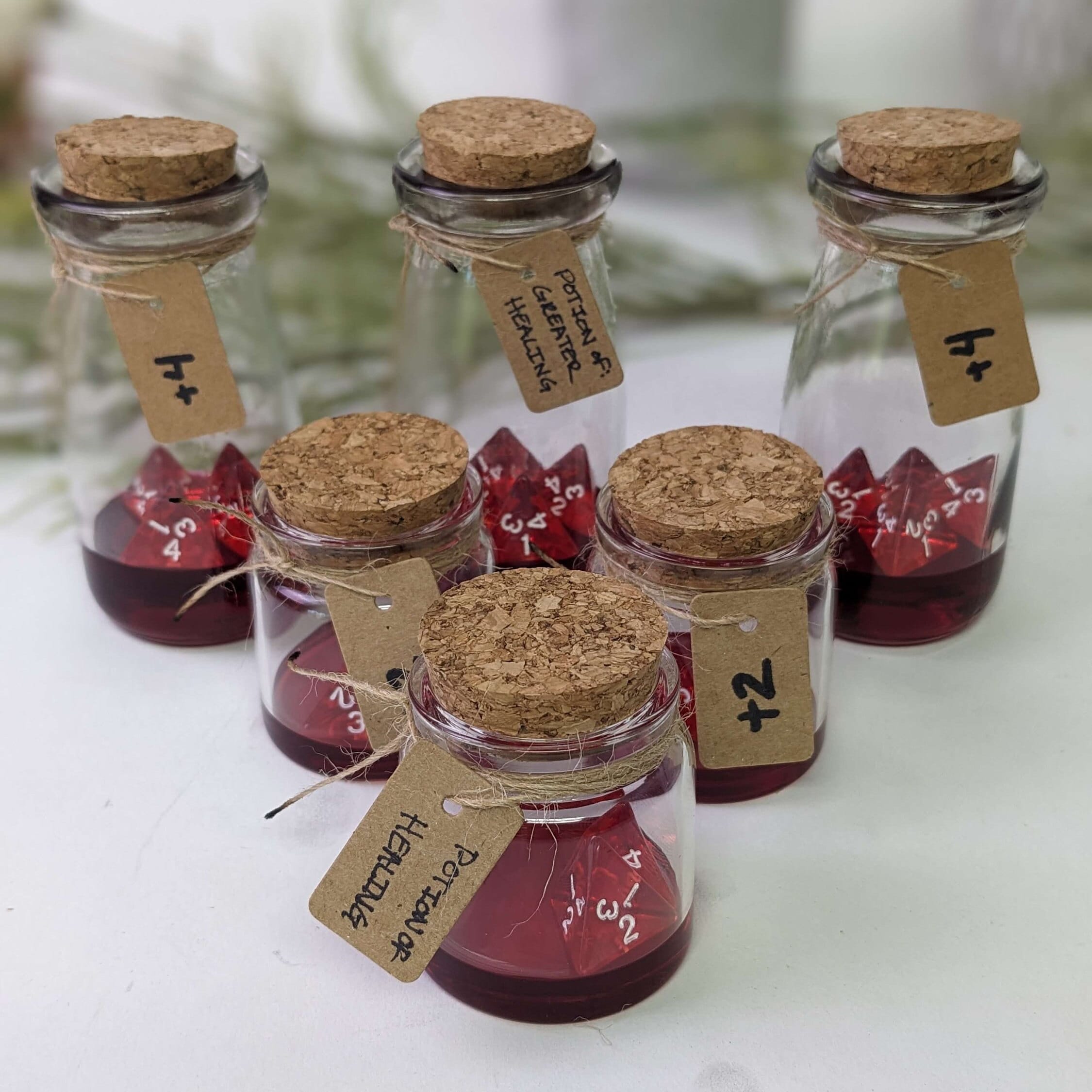 D&D Healing Potions Dnd Gift Dnd Prop Healing Potion TTRPG Gift