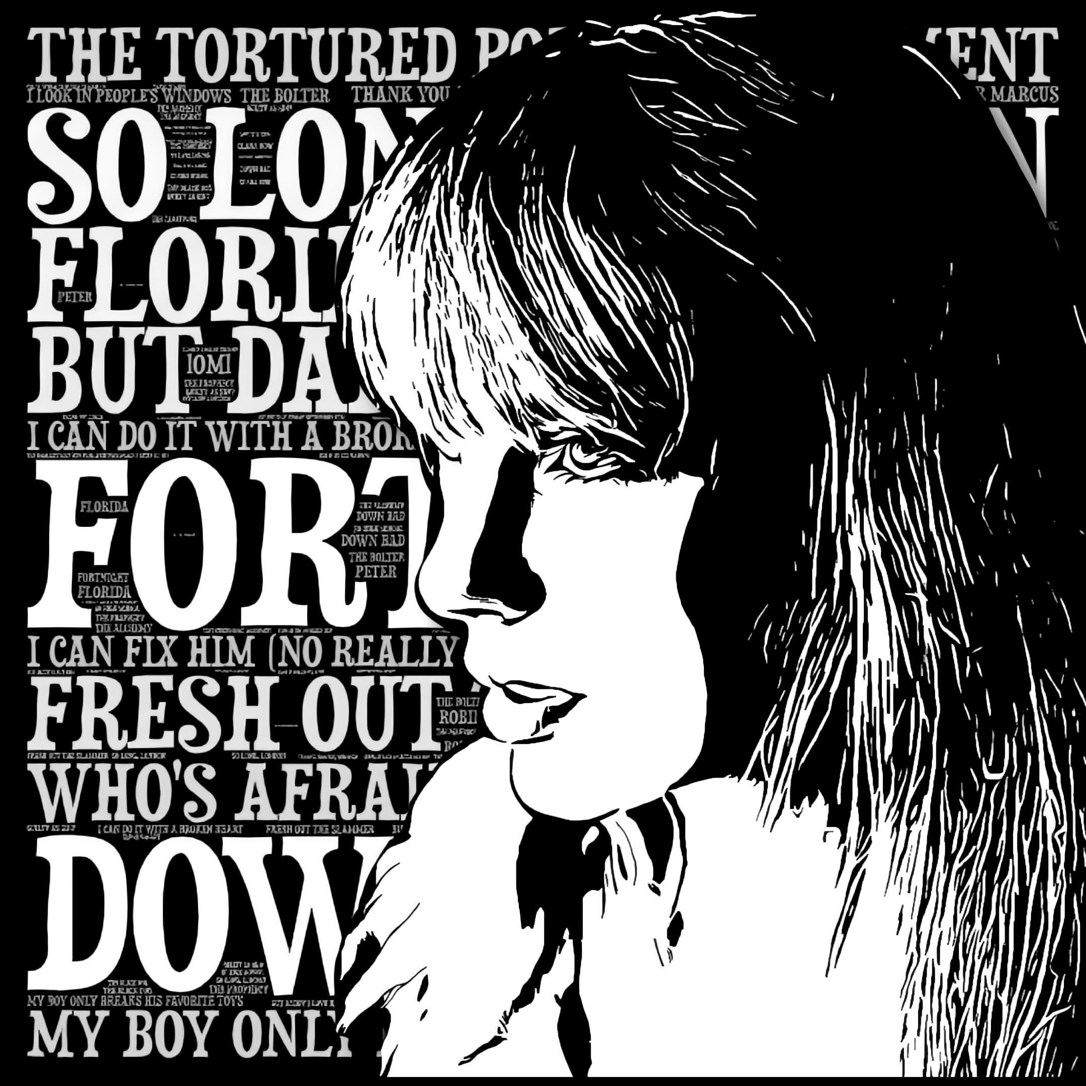 Taylor Swift TTPD 直筆サイン入り+ 10”×10”両面ポスター TAYLOR SWIFT - TTPD - Digital Art - Etsy