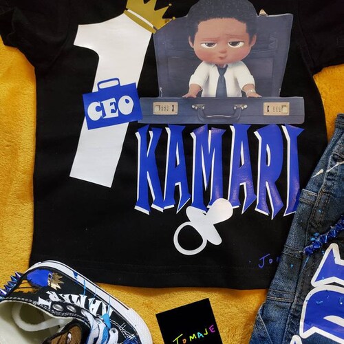 Boss Baby Inspired Birthday Outfit Etsy