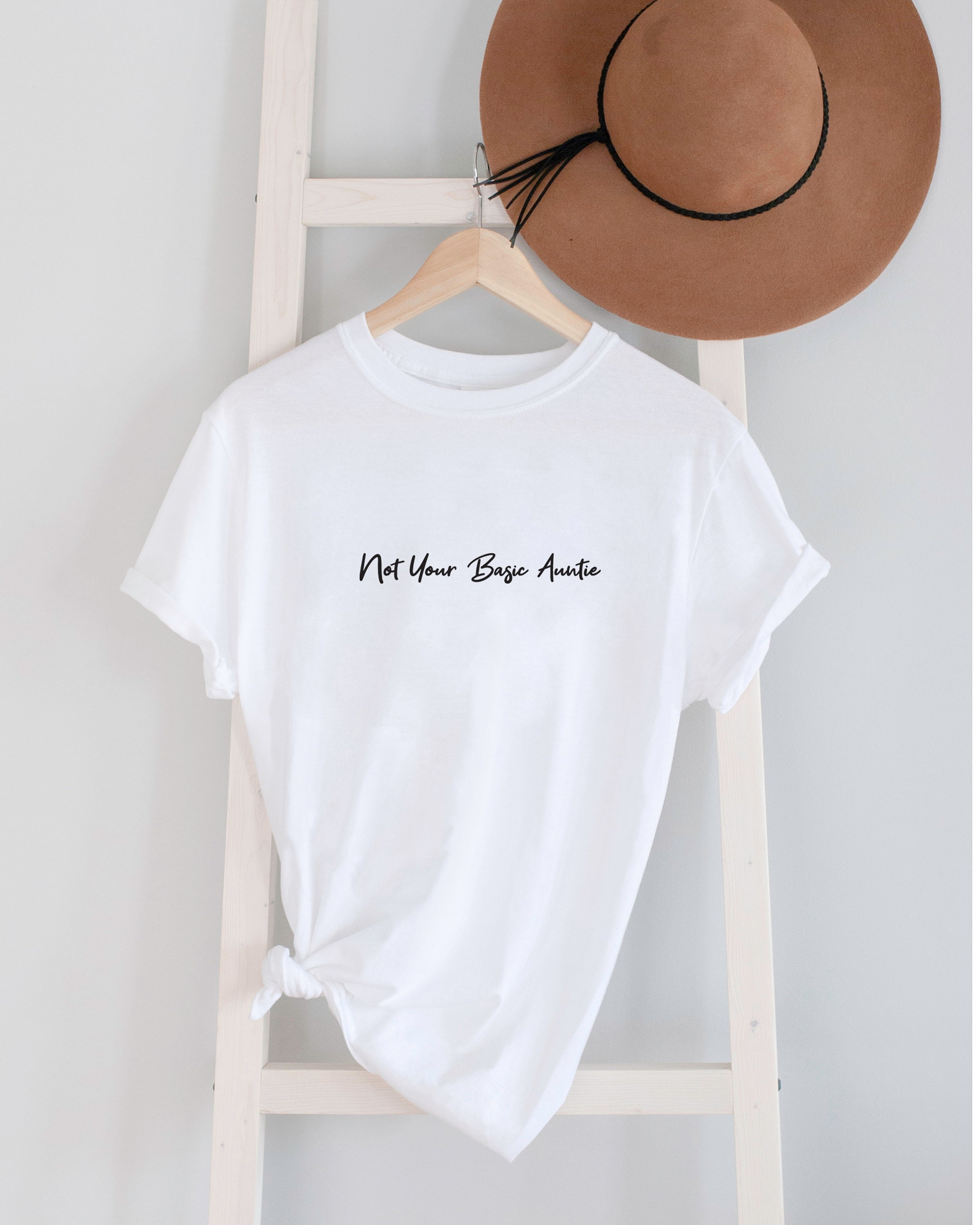 Not Your Basic Auntie T Shirt, best aunt t-shirt, new auntie gift, gift for Auntie, Auntie t-shirt, Aunt tee, Auntie Present , perfect gift.