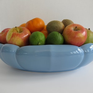 Vintage Abingdon Pottery bowl, blue 541