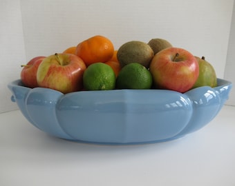 Vintage Abingdon Pottery bowl, blue 541