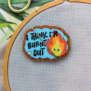 Ausgebrannter Needle Minder, großer Needle Minder mit Neodym Magneten