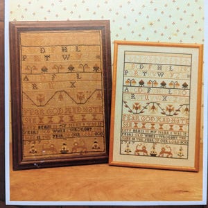 Der Katy Bemis Sampler von Jean Farish Needleworks, eine authentische Reproduktion