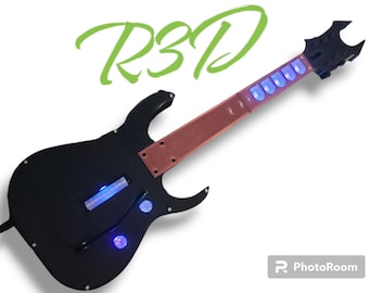 ibanez Custom 3D Printed Guitar Hero /Clone Hero Guitar Controller