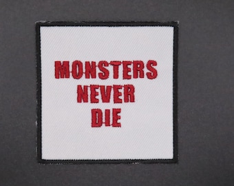 Parche bordado "Los monstruos nunca mueren" - Lady Gaga