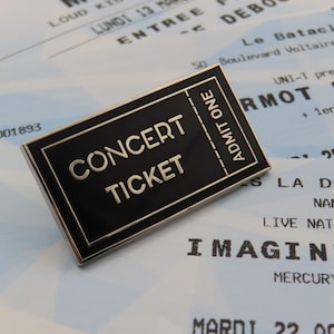 Konzertticket-Anstecker