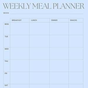 Weekly Meal Planner