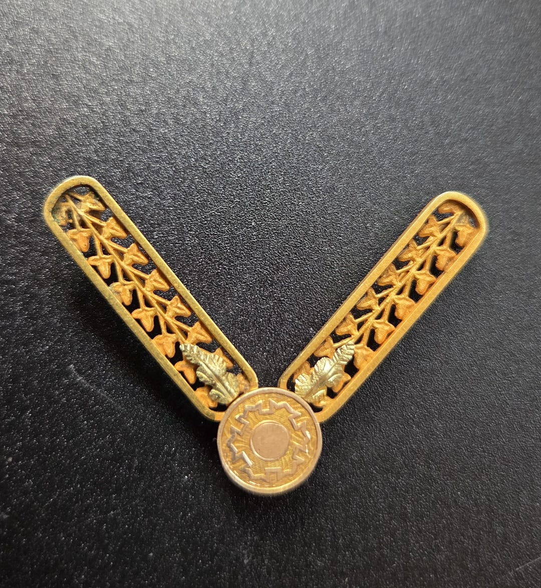 Antique Edwardian Riley and French Brooch Pin - Etsy