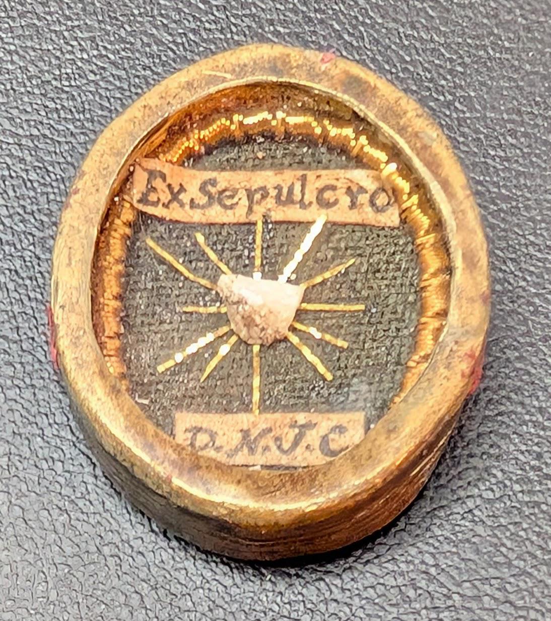 1st Class Relic 1800s From the Tomb of Jesus Christ Catholic Reliquary ...