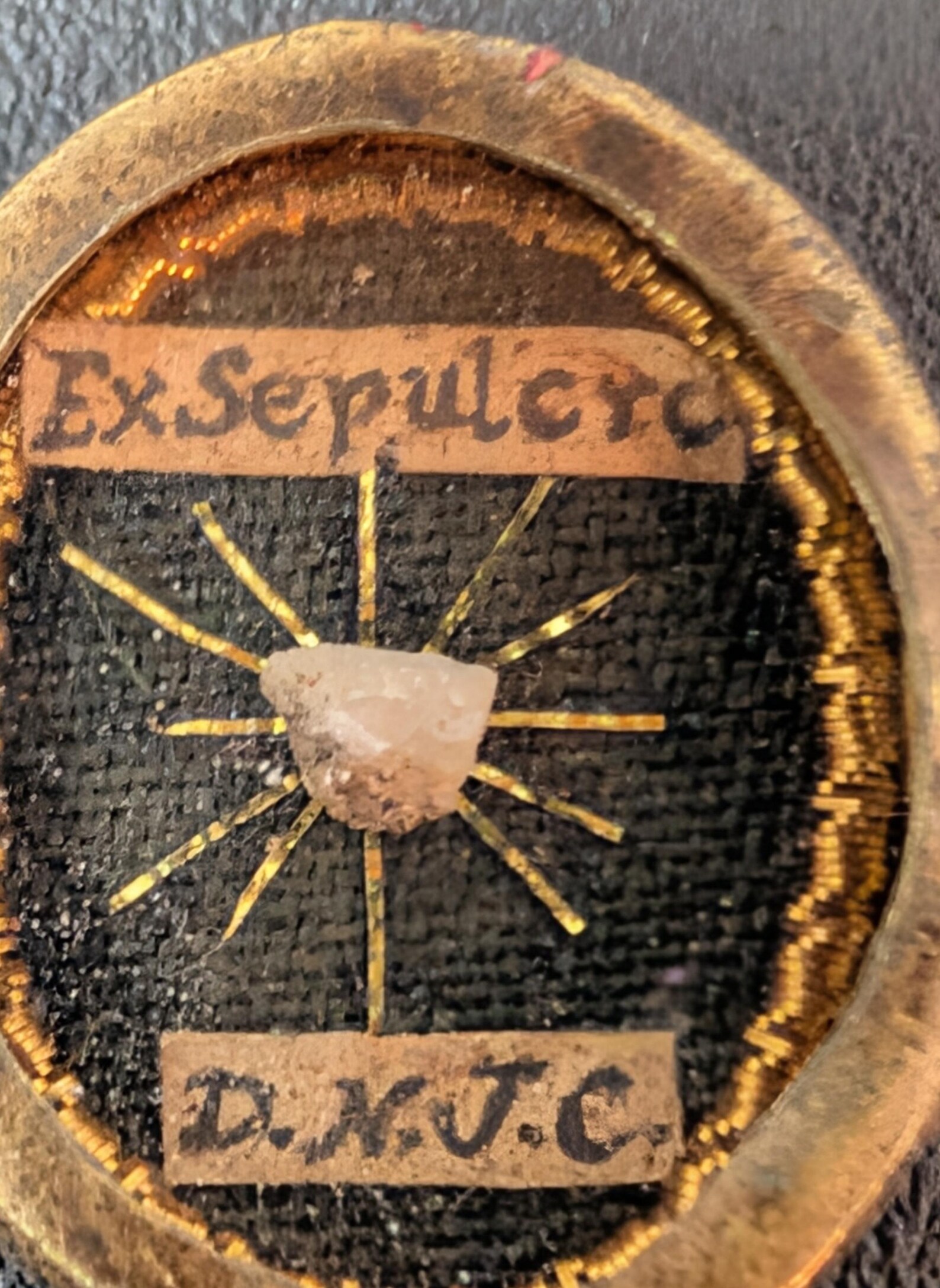 1st Class Relic 1800s From the Tomb of Jesus Christ Catholic Reliquary ...