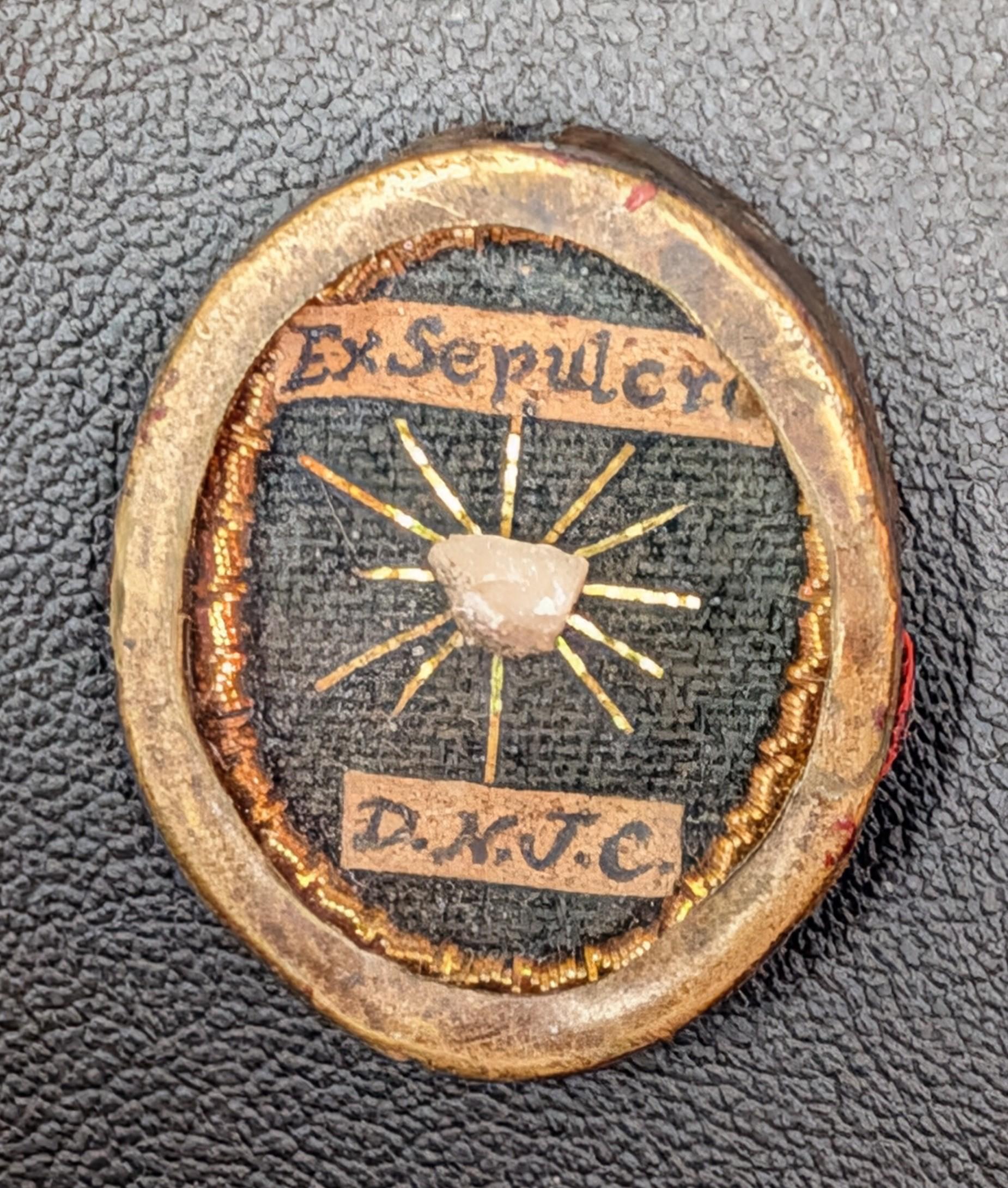 1st Class Relic 1800s From the Tomb of Jesus Christ Catholic Reliquary ...