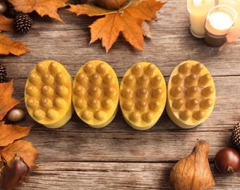 Wholesale Turmeric and Kojic Massage Bar (no labels, lemon)
