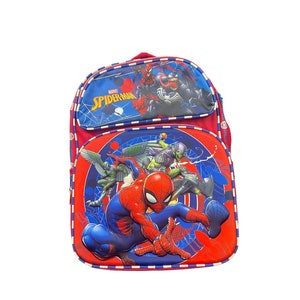 Sac à dos Spiderman 3D, sac à dos scolaire personnalisé, sac à livres, sac à dos avec texte de logo, sac à dos scolaire Disney, retour à l’école