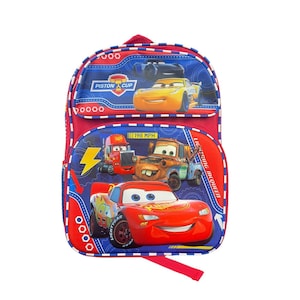 Sac à dos Cars 3D, Sac à dos scolaire McQueen personnalisé, Cartable, Sac à dos avec texte logo, Sac à dos scolaire Disney, Rentrée scolaire