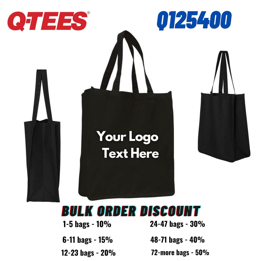 Custom Made Bags, Embroidered Bags, 27L Jumbo Shopping Bag, Bags for