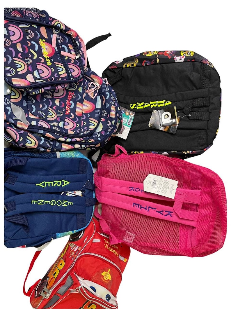 Spiderman School Backpack embroidered Backpack School Etsy