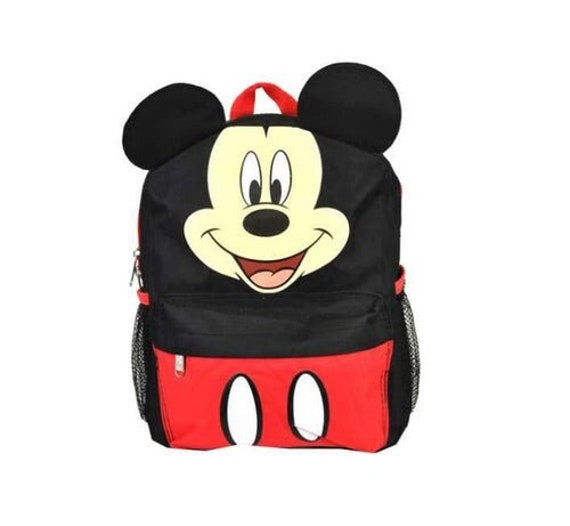 Embroidered Backpacks Personalized Mickey Mouse Backpack School Backpack Back to School Etsy