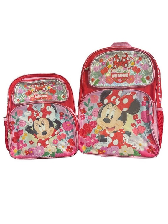 Disney Kids Minnie Mouse Backpack Pink