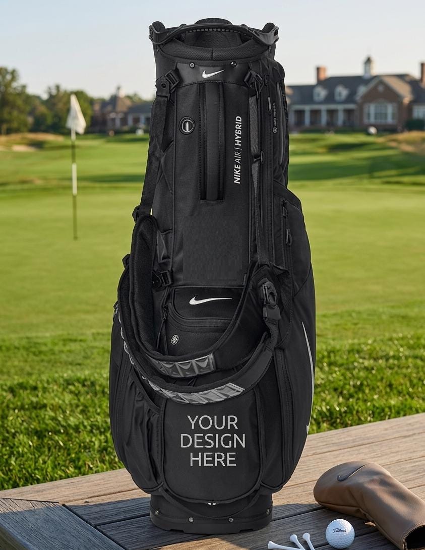 Nike Air Hybrid 2 Golf Bag, Lightweight, Stand, Durable, Travel