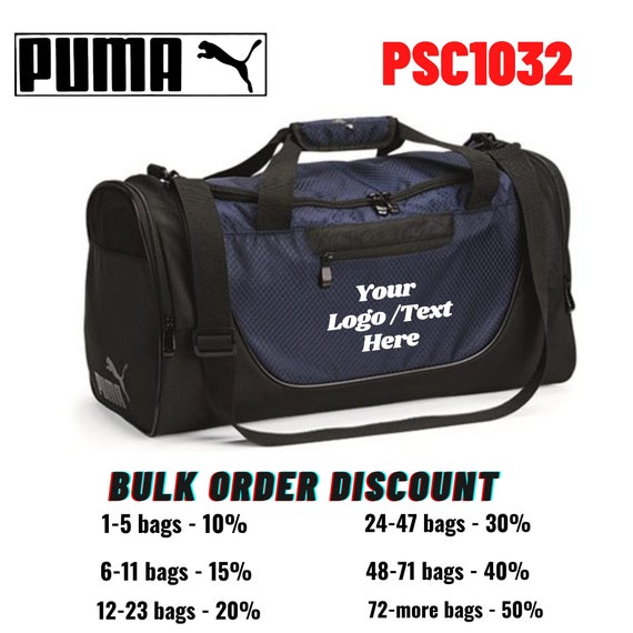 Buy Custom Bagsembroidered With Puma Bagpuma Bag 1032 Puma Online in India  - Etsy
